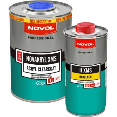 Лак NOVOL XMS 2+1 1L+отв Лак NOVOL XMS 2+1 1L+отв