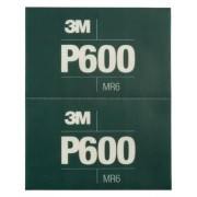 Гибкие абразивные листы 3М P600 140мм х 173мм. 25шт.уп. (34339)