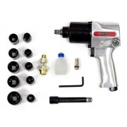 Пневмогайковерт 1/2  ECO AIW-600 с лубрикатором и головками (1/2 . 7000 об/мин. 204л/мин)