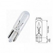 Автолампа NARVA (170373000) (170373. 10шт./кор.) W1.2W 12V 1.2W W2X4.6d