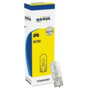 Автолампа NARVA (170973000) (170973. 10шт./кор.) W3W 12V 3W W2.1X9.5d