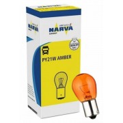 Автолампа NARVA (176383000) (176383. 10шт./кор.) PY21W 12V 21W BAU15s AMBER. Оранжевая