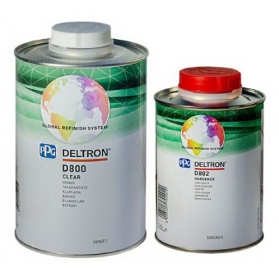 Лак PPG-D800 1л+отв Лак PPG-D800 1л+отв