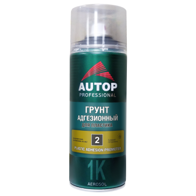 Аэрозоль AUTOP (N02) Грунт адгезионный для пластика пигментированный 520мл Аэрозоль AUTOP (N02) Грунт адгезионный для пластика пигментированный 520мл