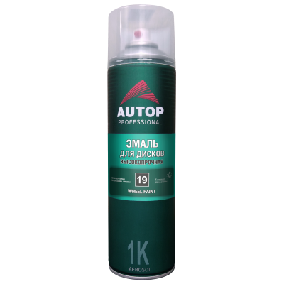 Аэрозоль AUTOP (N19) Эмаль акриловая универсальная высокоукрывистая серебристая для дисков 650мл Аэрозоль AUTOP (N19) Эмаль акриловая универсальная высокоукрывистая серебристая для дисков 650мл