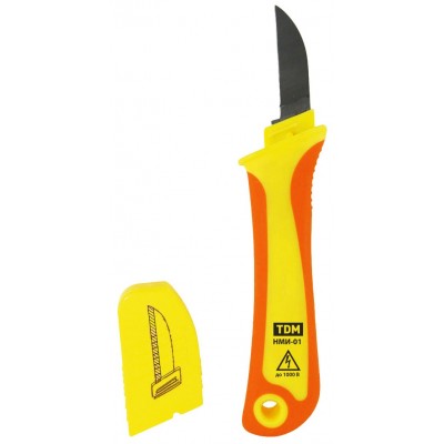 Нож монтерский с прямым лезвием. диэлектрический. НМИ-02 (SQ1003-0107) Нож монтерский с прямым лезвием. диэлектрический. НМИ-02 (SQ1003-0107)