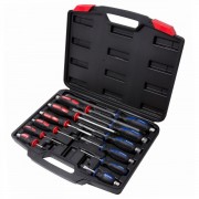 Набор отверток силовых ударных магнитных 12пр. в кейсе (F-21310)