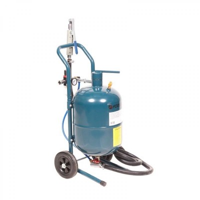 Передвижной пескоструйный аппарат напорного типа (бак 19л. 170-566л/мин. 4-8.5атм) пневмо (F-SB5) Передвижной пескоструйный аппарат напорного типа (бак 19л. 170-566л/мин. 4-8.5атм) пневмо (F-SB5)