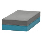 Брусок шлифовальный (двусторонний с липучкой) 120х70мм (23-120R)