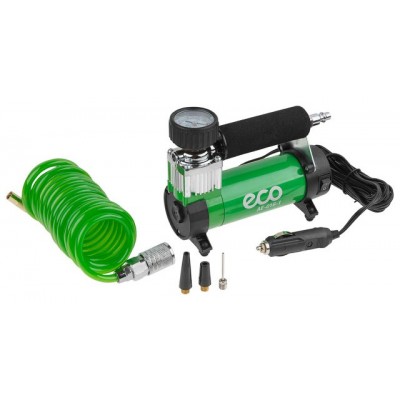 Компрессор автомобильный ECO AE-016-1 (12 В. 150 Вт. 40 л/мин. 10 бар (манометр 7 бар). съемный спир. шланг. сумка) (AE-016-1) Компрессор автомобильный ECO AE-016-1 (12 В. 150 Вт. 40 л/мин. 10 бар (манометр 7 бар). съемный спир. шланг. сумка) (AE-016-1)