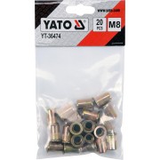 Заклепки резьбовые стальные М8.  YATO (YT-36474)