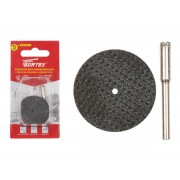 Отрезной диск армированный стекловолокном 32 мм + держатель WORTEX (ETGF3232018)