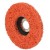 Круг зачистной (коралловый) на болгарку оранжевый