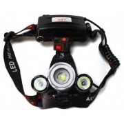 Фонарь светодиодный аккумуляторный налобный (F-01147)