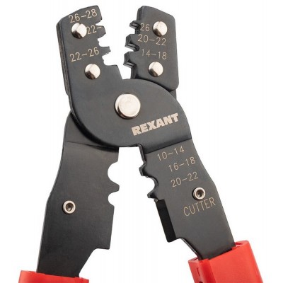 Кримпер для обжима автоклемм изолированных и неизолированных 0.10 - 6.0 мм2 (ht-202B) REXANT (12-3032) Кримпер для обжима автоклемм изолированных и неизолированных 0.10 - 6.0 мм2 (ht-202B) REXANT (12-3032)