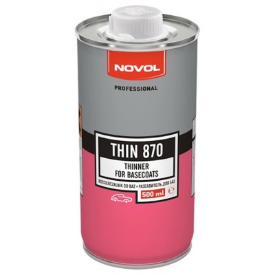 THIN 870 Растворитель для баз 0.5л NOVOL THIN 870 Растворитель для баз 0.5л NOVOL