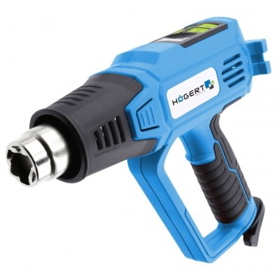 Фен промышленный 2000W. 600С. ЖК-экран LCD. HOEGERT (HT2C552) Фен промышленный 2000W. 600С. ЖК-экран LCD. HOEGERT (HT2C552)