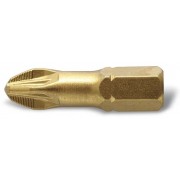 Биты PZ3 25 мм. сталь S2. нитрид титана. 5 шт.. Hoegert HT1S386