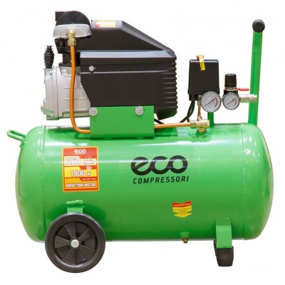 Компрессор ECO AE-501-4 (260 л/мин. 8 атм. коаксиальный. масляный. ресив. 50 л. 220 В. 1.80 кВт) Компрессор ECO AE-501-4 (260 л/мин. 8 атм. коаксиальный. масляный. ресив. 50 л. 220 В. 1.80 кВт)