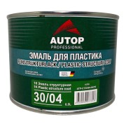 AUTOP эмаль структурная для пластика серая мелкая 0.5л 1K PROFESSIONAL