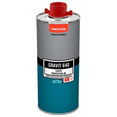 GRAVIT 640 Препарат для защиты закрытых профилей кузова ML 1л NOVOL GRAVIT 640 Препарат для защиты закрытых профилей кузова ML 1л NOVOL