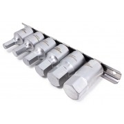 1/2  Набор головок-6-гранников для маслосливных пробок 6пр. на планке (F-4063)