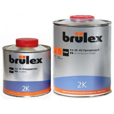 Грунт BRULEX 2k HS 1л + отв (чёрный) Грунт BRULEX 2k HS 1л + отв (чёрный)