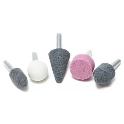 Набор камней абразивных. 5пр.(хвостовик 6мм). в блистере (RF-SK-108) Набор камней абразивных. 5пр.(хвостовик 6мм). в блистере (RF-SK-108)