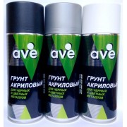 AVE Грунт белый акриловый аэрозоль 520мл AVE-2104