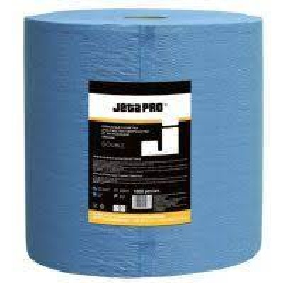 JETAPRO 5850968 Трехслойные очищающие бумажные салфетки. синие. 35х38. рулон 500шт JETAPRO 5850968 Трехслойные очищающие бумажные салфетки. синие. 35х38. рулон 500шт