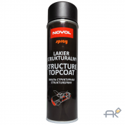 Аэрозоль NOVOL Лак SPRAY  Structure структур. 500мл Чёрный