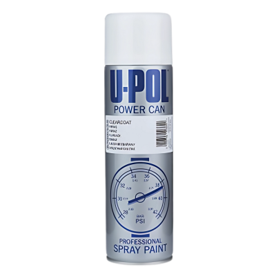 Аэрозоль U-POL POWER CAN Лак с высоким глянцем 500 мл Аэрозоль U-POL POWER CAN Лак с высоким глянцем 500 мл