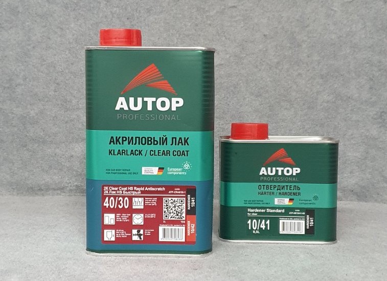 Акриловый двухкомпонентный Clear High Solid Rapid AUTOP
